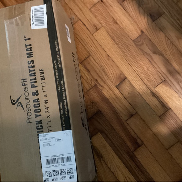 MAT YOGA, PROSOURCEFIT extra thick yoga and Pilates mat. Blue - Picture 7 of 9